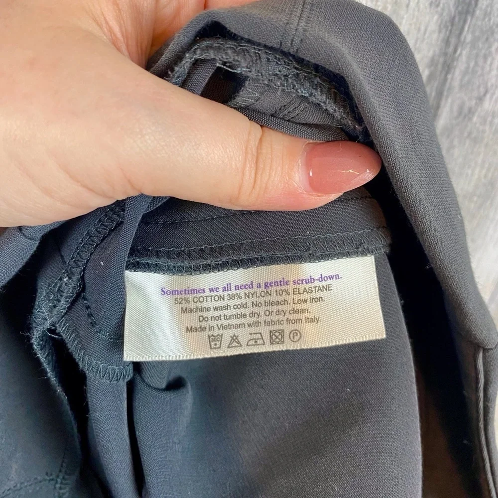 M.M. Lafleur The Foster Cigarette Pant - PowerStretch in Monsoon Grey Size 6.